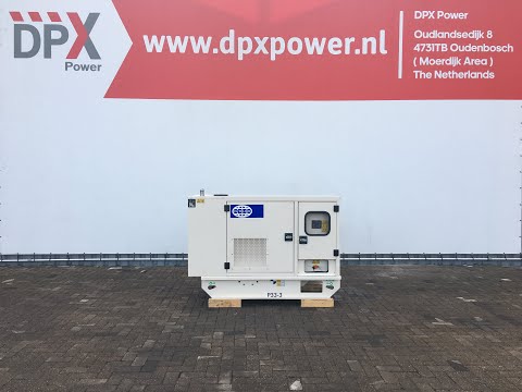 DPX Power: FG Wilson P33-3 (Perkins) 33 kVA Generator set - DPX-16003