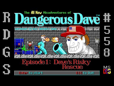 Random DOS Game Show #558: Dangerous Dave's Risky Rescue (1993)