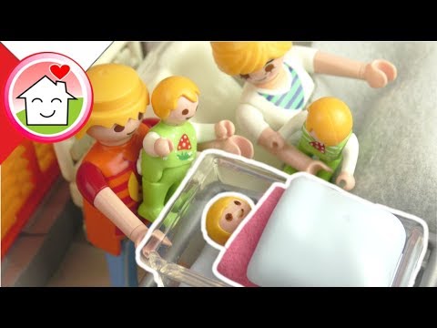 Playmobil Policja po polsku Narodziny Mai - Rodzina Hauserow