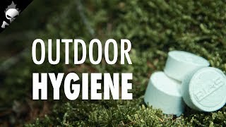 Outdoor Hygiene: Trocken- bzw. Feuchttücher für Körperreinigung beim Wandern, Trekking, Camping
