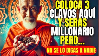 ESCONDE 3 Clavos de Olor en ESTE LUGAR Ahora y el DINERO Llegará en Abundancia | Enseñanzas Budistas