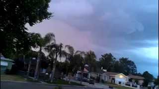 preview picture of video 'Thunderstorm in Bakersfield California'