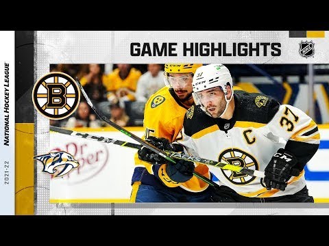 Boston Bruins vs Nashville Predators | December 2, 2021 | Game Highlights | NHL Regular Season