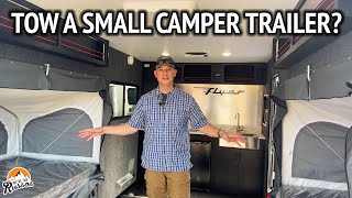 Small Travel Trailers to Tow Behind a Class B RV