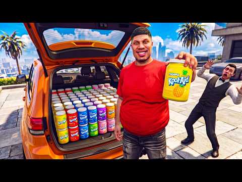 I laced my OPPS with the VIRAL KOOLAID PINEAPPLE SPEARS in GTA 5 RP!
