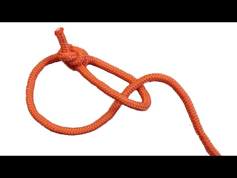 How To Tie A Honda Knot (Cowboy Lasso) | Knot Tutorials For Climbing, Fishing, Boating and Camping