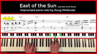 East Of The Sun - jazz piano tutorial