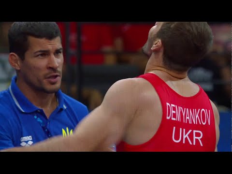 1/4 GR - 66 kg: M. ELYASI (IRI) df. D. DEMYANKOV (UKR) by VPO1, 4-1