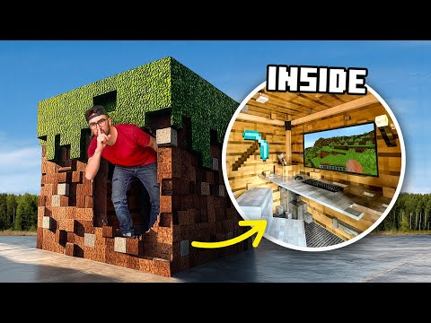 COSTRUISCO UNA STANZA SEGRETA NEL CUBO DI MINECRAFT
