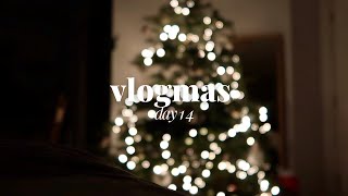 Vlogmas Day 14 | productive day, more christmas shopping & wrapping presents