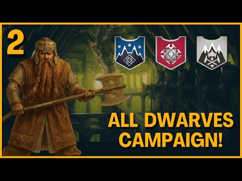 The Dwarves Reclaim Khazad Dum! The SONS OF DURIN! Third Age Total War - DAC (EUR) Ep2