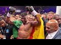 Mike Tyson EMBRACES Francis Ngannou immediately after Tyson Fury fight!