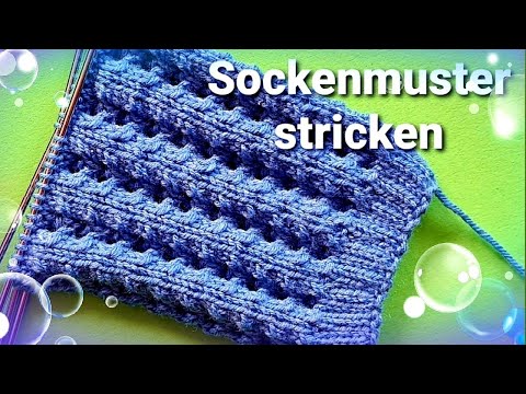 Knit sock pattern