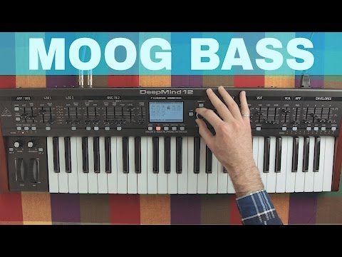 BEHRINGER DEEPMIND 12 MOOG BASS SOUND DESIGN TUTORIAL ~ Synthesize This! Ep.17
