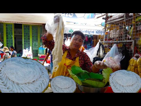 Asian Street Food - Art Of living In Cambodian Market Food In Phnom Penh