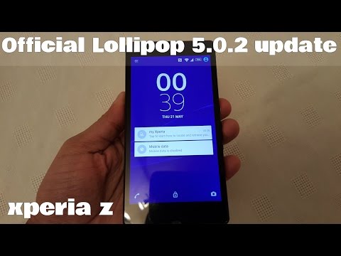 Sony Xperia Z Official Android 5.0.2 Lollipop Update1st Look