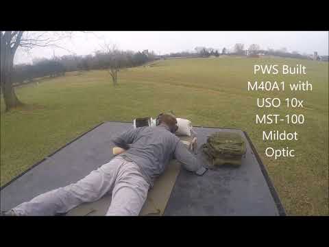 Shooting the M40A1 Sniper Rifle at 750 yards -- DJI Phantom 3 Drone used in spotting hits