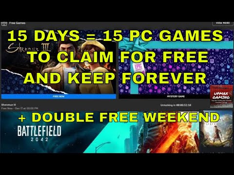 PC Games - 15 DAYS = 15 FREE GAMES TO CLAIM + AC:ODYSSEY AND BF 2042 FREE WEEKENDS THIS WEEKEND