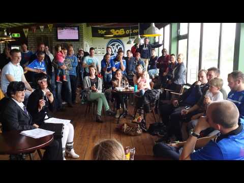 Afscheid spelers, Trainer en leider VV Balk 1