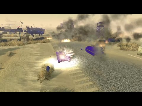 Armymen of War Fare! The Red Desert! AirField Attack! New Orange Tanks!