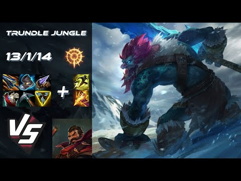 JUNGLE Trundle vs Graves - NA Challenger Patch 25.S2.5