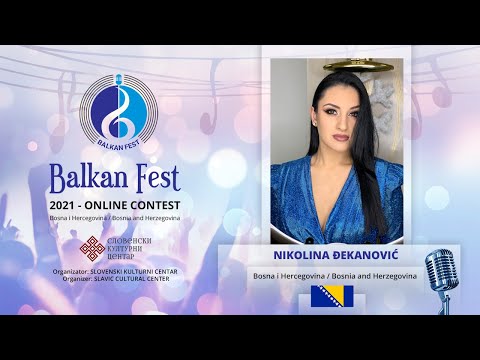 BALKAN FEST 2021 - NIKOLINA DJEKANOVIĆ - Killing me softly (WORLD HITS 18-31)
