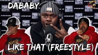 DABABY IS STRAIGHT UP HUNGRY!!!! | DaBaby Like That Freestyle Reaction