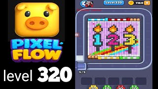 Pixelflow level 320 Guide Walkthrough Solution