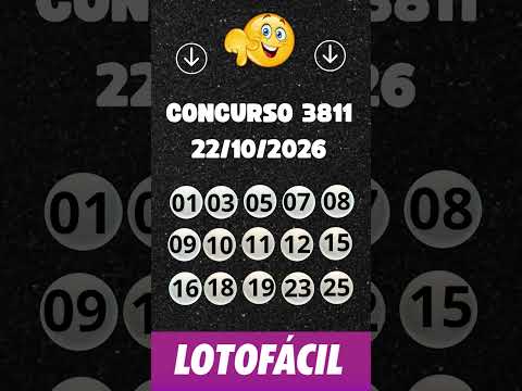 🟣 LOTOFÁCIL 3811: 3 GANHADORES! --- R$ 3,8 MILHÕES PARA CADA APOSTA! #Shorts