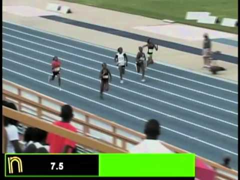 Girls 100m Middle School Prelim Heat 1 - New Balance Outdoor Nationals 2011
