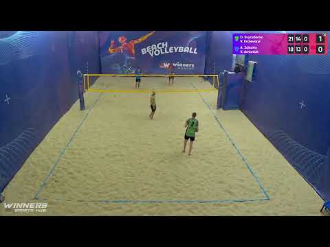 09:55 D. Svyrydenko / V. Kraievskyi - A. Zabuha / V. Antoniuk 27.04.2023 | Winners Beach Volleyball