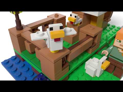 Vidéo LEGO Minecraft 21140 : Le poulailler