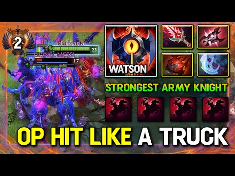 OP HIT LIKE A TRUCK CARRY By Watson Chaos Knight Heart + Bloodthorn Build 100% Become Strongest Army