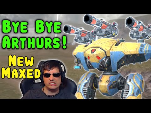 NEW Maxed TSAR SHARANGA VS ARTHURs - War Robots 7.0 Titan Gameplay WR