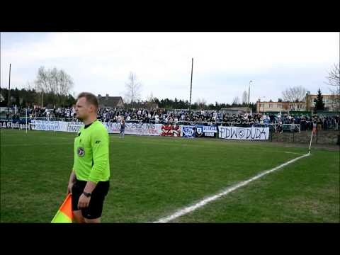 Dąb Potulice - Zawisza Bydgoszcz  Doping kibiców Zawiszy ! 15.04.2018