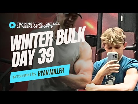 Winter Bulk Day 39 - Unlocking Gains: GST SIZE Deadlift Day for Massive Posterior Chain Growth!