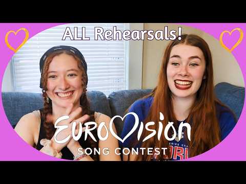Eurovision FULL Rehearsal Reaction!
