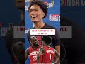 Amen Thompson almost forgot about Jeff Green’s poster dunks 🤣 #amenthompson #jeffgreen #jalengreen