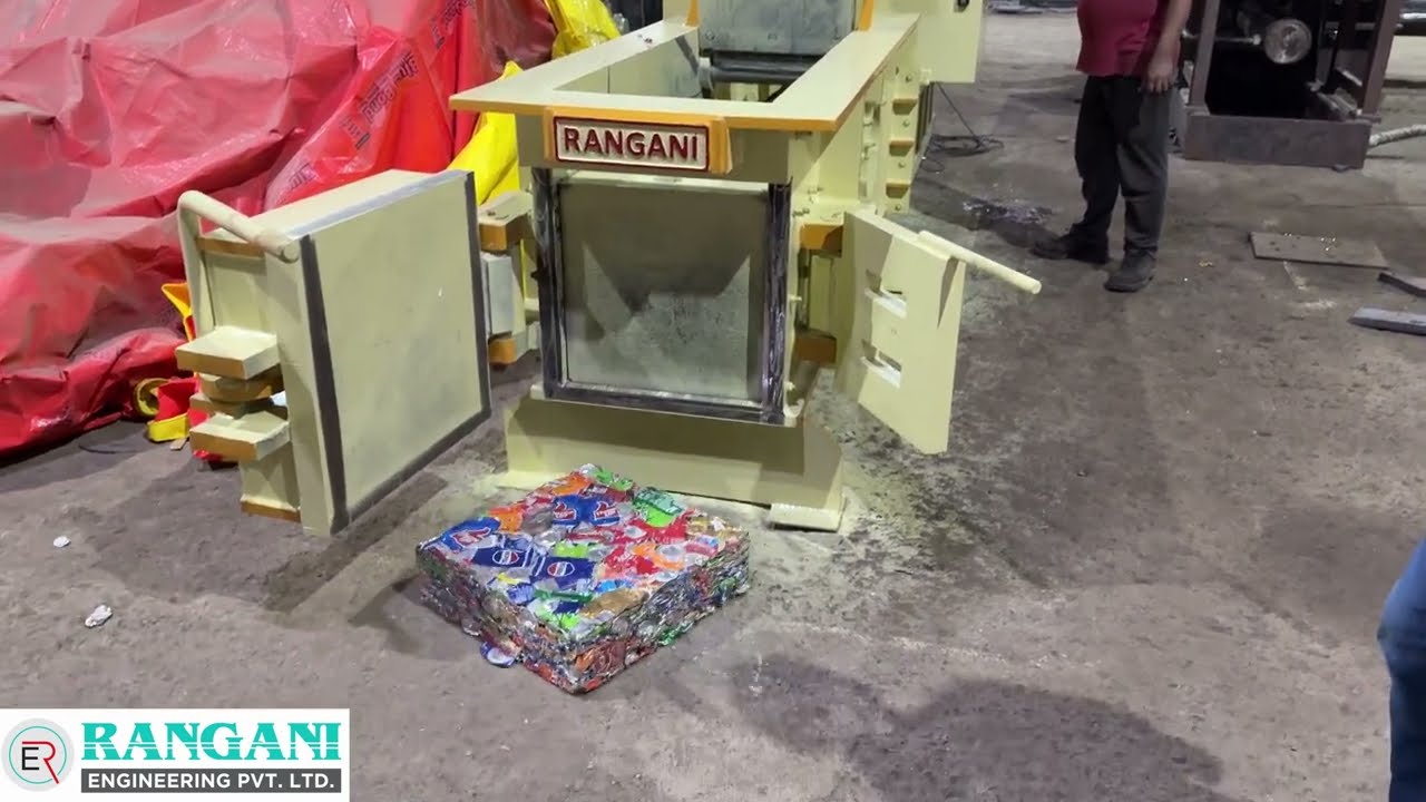 ubc scrap manual baling press