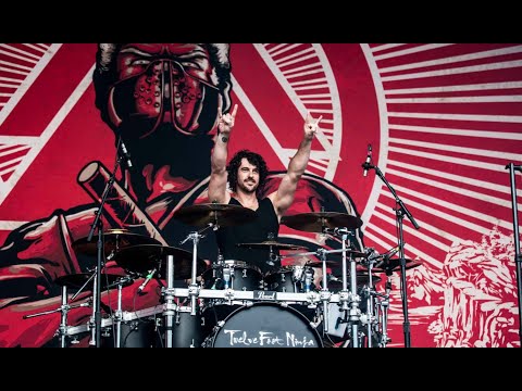 Twelve Foot Ninja LIVE GoPro Drum cam "Collateral" PRO AUDIO