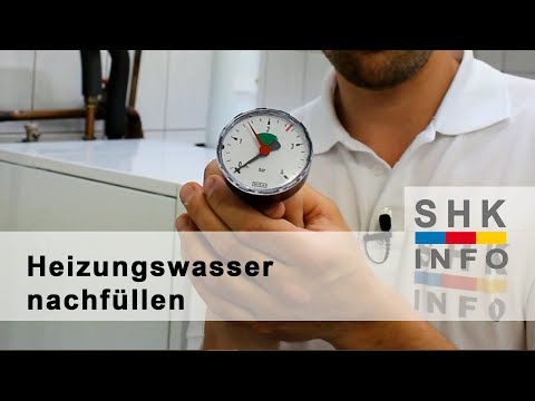 Heizung Wasser nachfüllen - so geht's richtig!