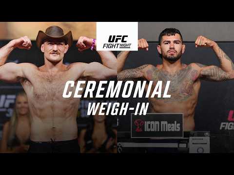 UFC Houston: Ceremonial Weigh-In