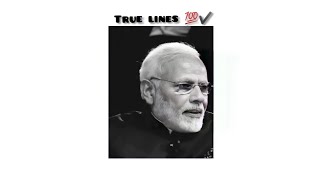 जिस पल 💯✔️ || True Lines || Narendra Modi || Whatsapp status video 🎥