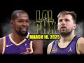 Los Angeles Lakers Vs Phoenix Suns Full Game Highlights March 16 2025 NBA Regular Season