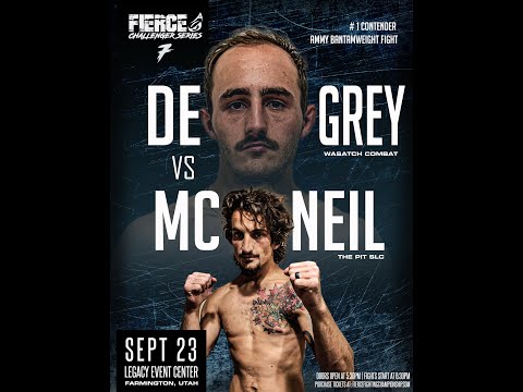 FIERCE FIGHTING CHAMPIONSHIP FULL FIGHT | JACKSON DEGREY VS  BEN MCNEIL