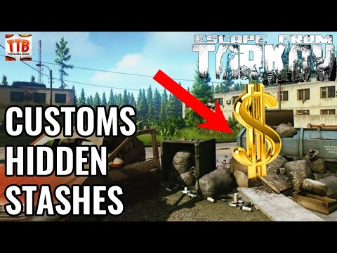 CUSTOMS HIDDEN STASHES GUIDE! SECRET STASHES - MAKE MONEY IN TARKOV - Escape from Tarkov 2020