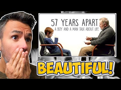 57 Years Apart - A Boy And a Man Talk About Life | REACTION