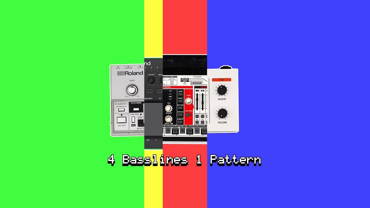 4 Basslines 1 Pattern
