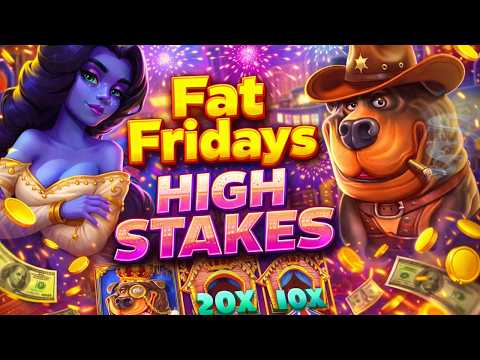 Thumbnail for video: High Stakes Fat Fridays Bonus Buying Gambling Slot King Back At it Again