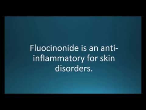 How to pronounce fluocinonide (Lidex) (Memorizing Pharmacology Video Flashcard)